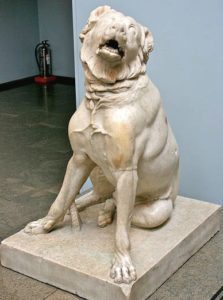 Молосская охранная собака. Римская копия греческой бронзовой статуи. 2 век до н.э. 