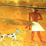 Деталь наружной поверхности деревянной гробницы Khuw. Асьют, Египет. XII династиz