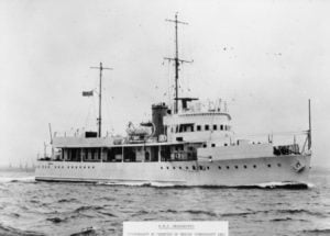 Корабль «Грассхоппер» в 1940 году